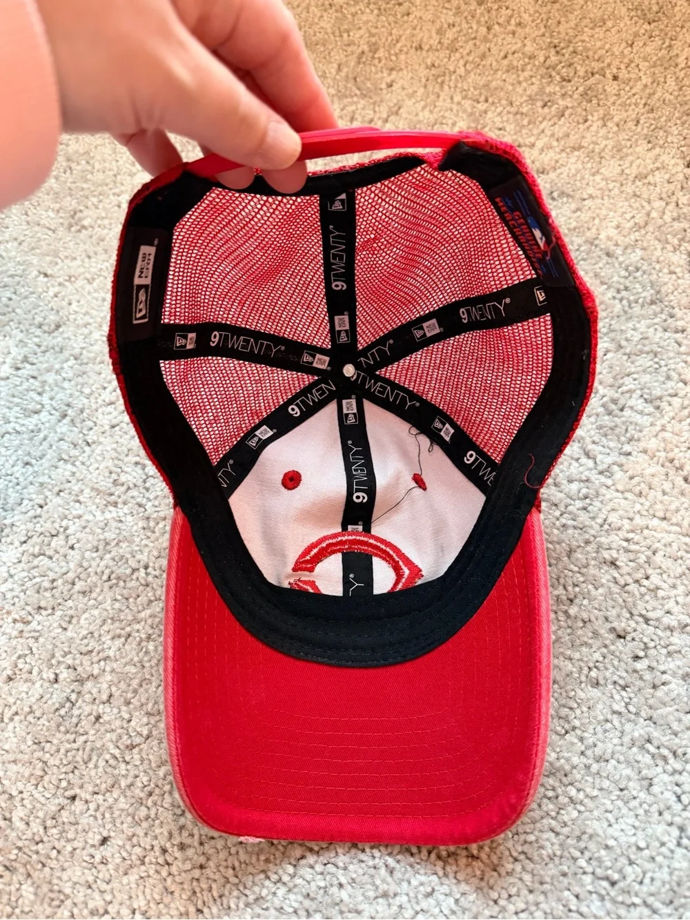Cincinnati Reds baseball trucker hat